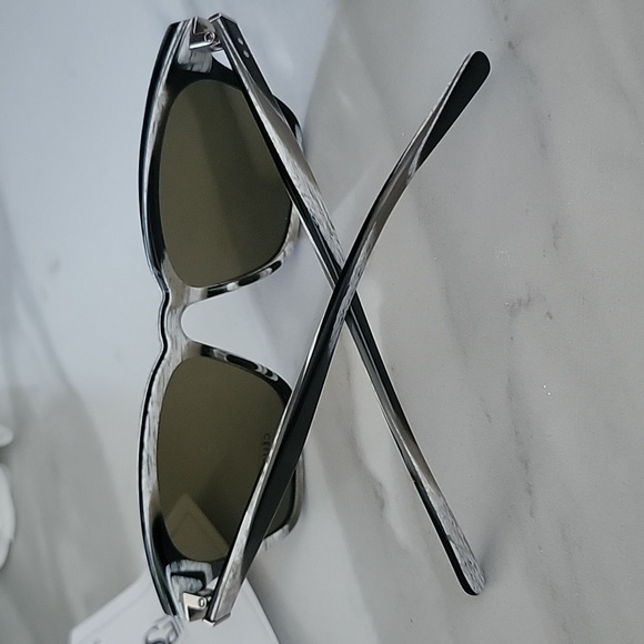 BRAND NEW Celine Sunglasses Smokey Dark Horn Square Rim - Picture 6 of 7